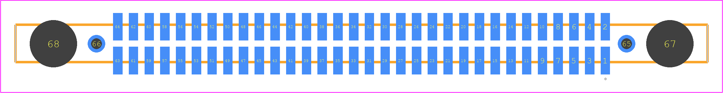SFM-132-02-STL-D-DS - SAMTEC PCB footprint - Other - Other - SFM-132-02-ZZZ-D-DS