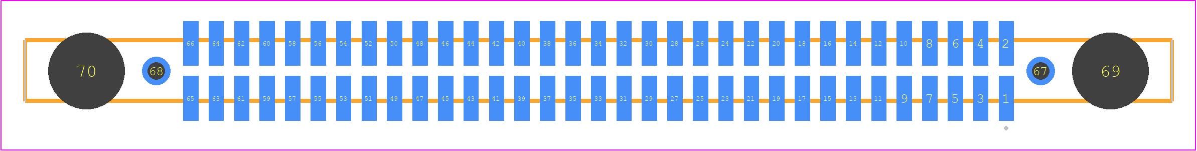 SFM-133-02-H-D-DS - SAMTEC PCB footprint - Other - Other - SFM-133-02-ZZZ-D-DS