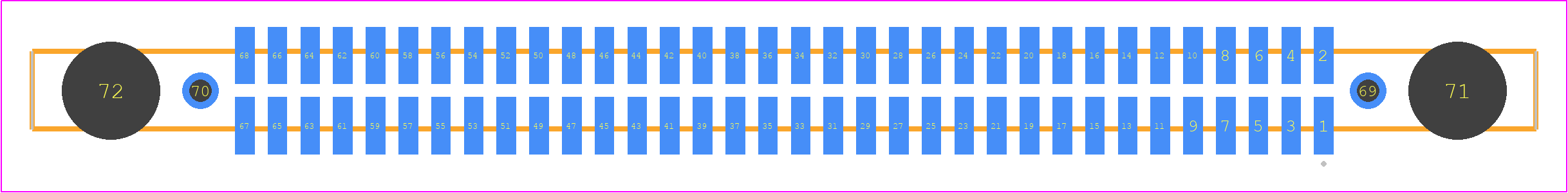 SFM-134-02-L-D-DS - SAMTEC PCB footprint - Other - Other - SFM-134-02-ZZZ-D-DS