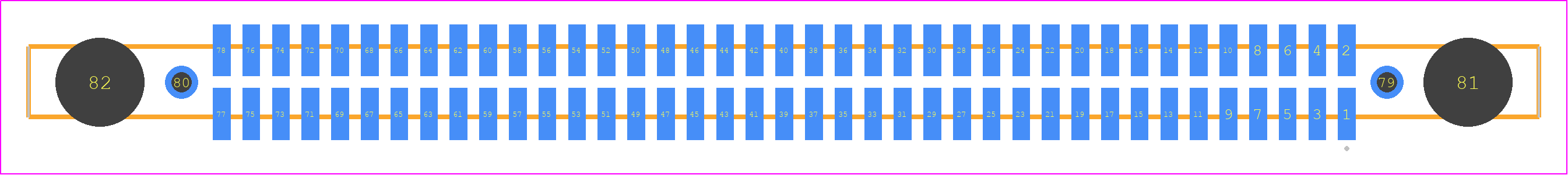 SFM-139-02-F-D-DS - SAMTEC PCB footprint - Other - Other - SFM-139-02-ZZZ-D-DS