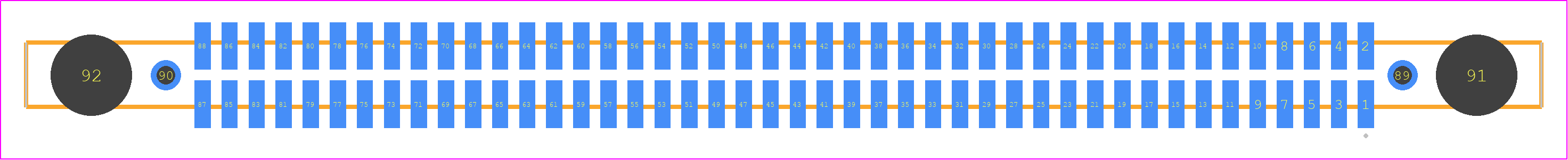 SFM-144-02-LM-D-DS - SAMTEC PCB footprint - Other - Other - SFM-144-02-ZZZ-D-DS