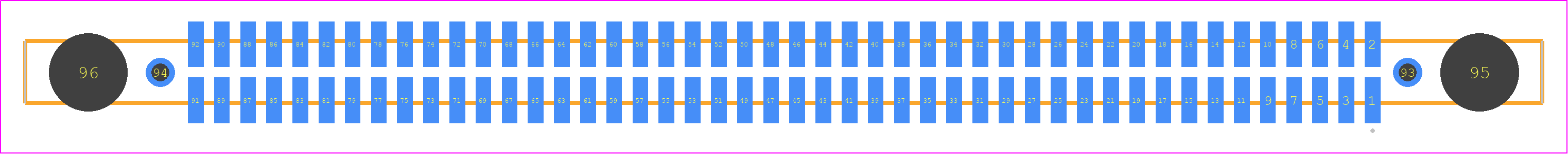 SFM-146-02-STL-D-DS - SAMTEC PCB footprint - Other - Other - SFM-146-02-ZZZ-D-DS