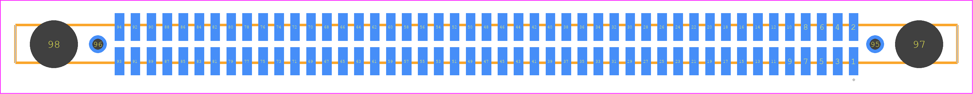 SFM-147-02-L-D-DS - SAMTEC PCB footprint - Other - Other - SFM-147-02-ZZZ-D-DS