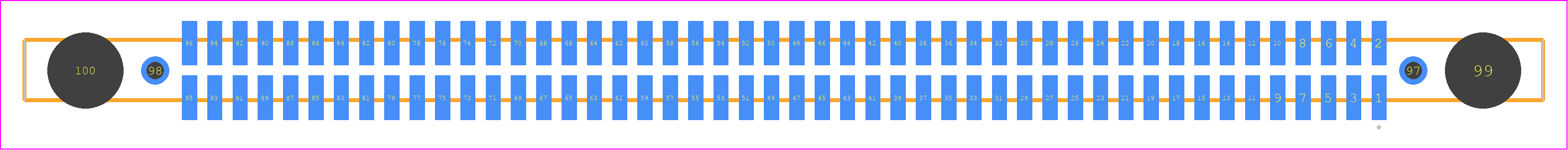 SFM-148-02-F-D-DS - SAMTEC PCB footprint - Other - Other - SFM-148-02-ZZZ-D-DS