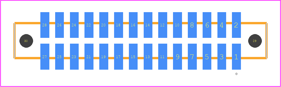 SFM-114-L2-LM-D-LC-TR - SAMTEC PCB footprint - Other - Other - SFM-114-YY-ZZZ-D-LC-TR