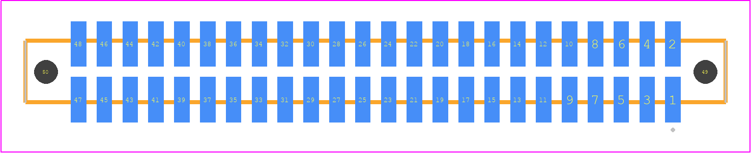 SFM-124-T2-S-D-LC-TR - SAMTEC PCB footprint - Other - Other - SFM-124-YY-ZZZ-D-LC-TR