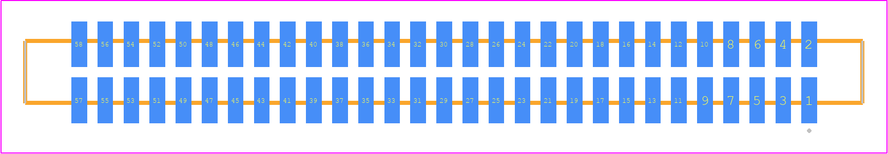 SFM-129-T2-S-D-P-TR - SAMTEC PCB footprint - Other - Other - SFM-129-YY-ZZZ-D-P-TR