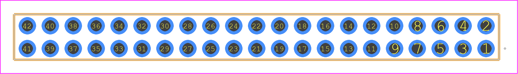 SQT-121-02-H-D - SAMTEC PCB footprint - Other - Other - SQT-121-XX-YYY-D