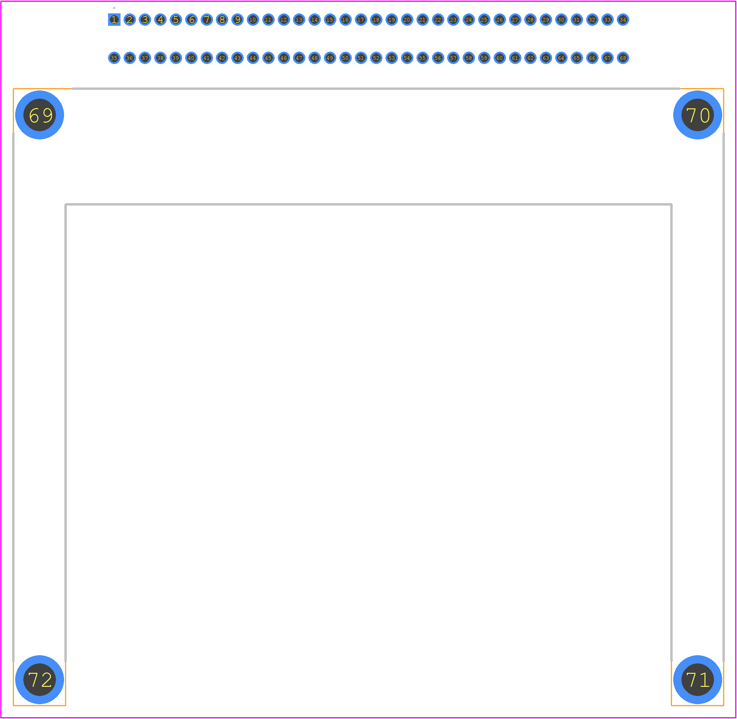 PCMT-134-02-L-D-RA-02-SL - SAMTEC PCB footprint - Other - Other - PCMT-134-02-L-D-RA-02-SL-3