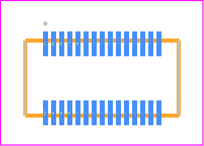 ST4-15-2.50-L-D-P-TR - SAMTEC PCB footprint - Other - Other - ST4-15-X.XX-L-D-P-TR