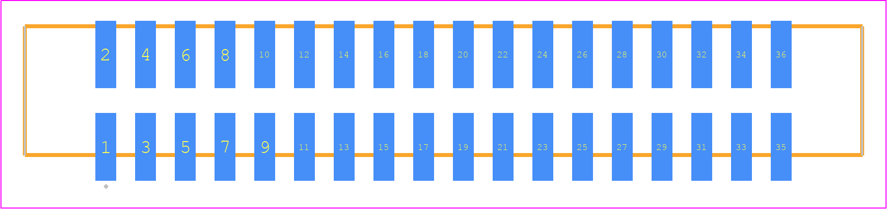 STMM-118-02-L-D-SM - SAMTEC PCB footprint - Other - Other - STMM-118-02-XX-D-SM
