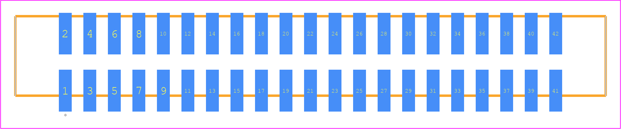 STMM-121-02-H-D-SM - SAMTEC PCB footprint - Other - Other - STMM-121-02-XX-D-SM