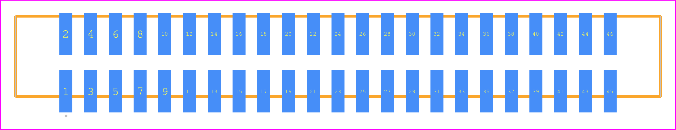 STMM-123-02-S-D-SM - SAMTEC PCB footprint - Other - Other - STMM-123-02-XX-D-SM