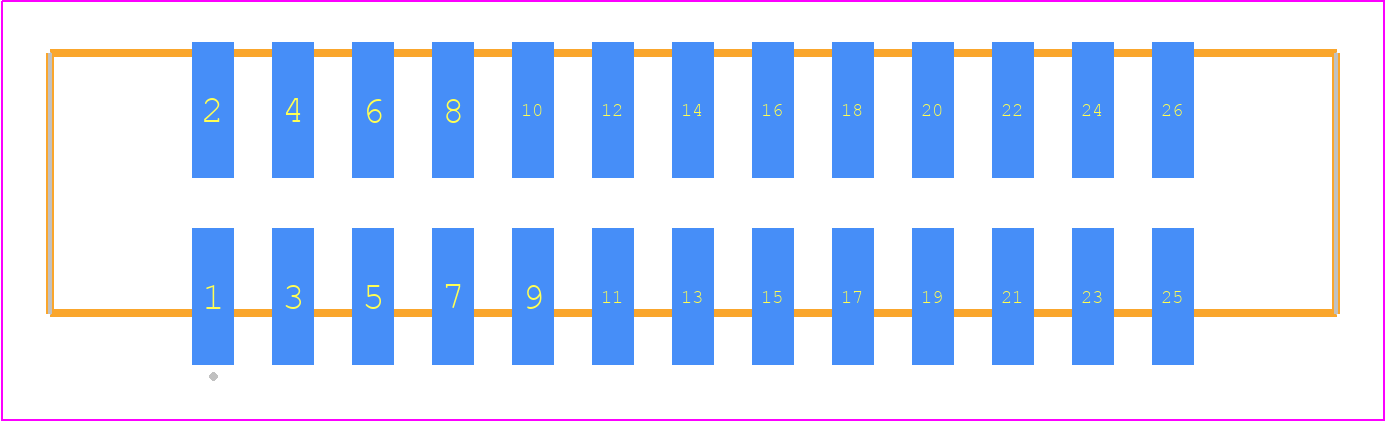 STMM-113-02-G-D-SM-K-TR - SAMTEC PCB footprint - Other - Other - STMM-113-02-XX-D-SM-K-TR