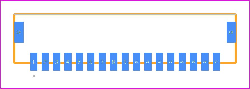 T1M-17-F-SV-L - SAMTEC PCB footprint - Other - Other - T1M-17-X-SV-L