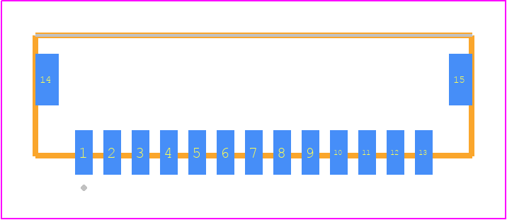 T1M-13-F-SV-L-P - SAMTEC PCB footprint - Other - Other - T1M-13-X-SV-L-Y