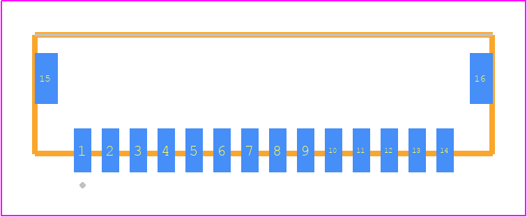 T1M-14-F-SV-L-K - SAMTEC PCB footprint - Other - Other - T1M-14-X-SV-L-Y