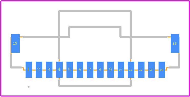 T1M-14-F-SV-L-P - SAMTEC PCB footprint - Other - Other - T1M-14-F-SV-L-P-2