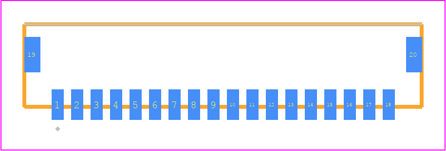 T1M-18-F-SV-L-P - SAMTEC PCB footprint - Other - Other - T1M-18-X-SV-L-Y
