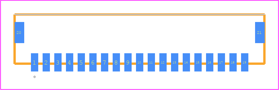 T1M-19-F-SV-L-P - SAMTEC PCB footprint - Other - Other - T1M-19-X-SV-L-Y