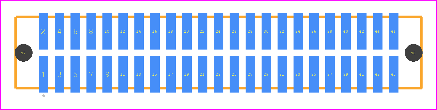 TFC-123-02-F-D-A - SAMTEC PCB footprint - Other - Other - TFC-123-02-XX-D-A