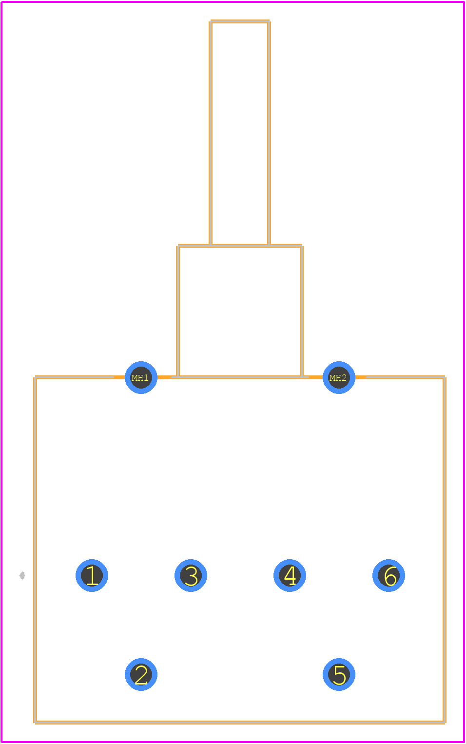 21146AN - Apem PCB footprint - Other - Other - 21146AN-3