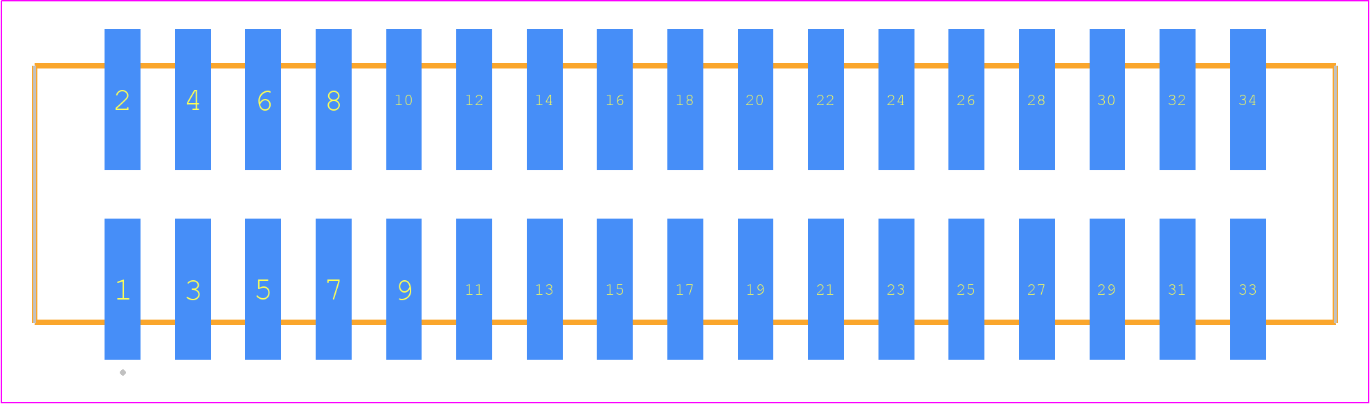 HTSS-117-01-T-DV - SAMTEC PCB footprint - Other - Other - HTSS-117-01-YY-DV