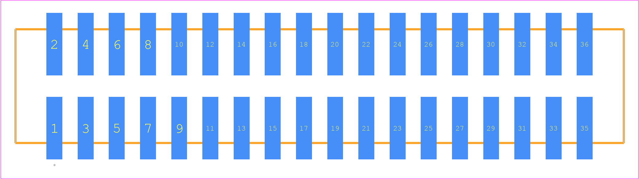 HTSS-118-01-T-DV - SAMTEC PCB footprint - Other - Other - HTSS-118-01-YY-DV