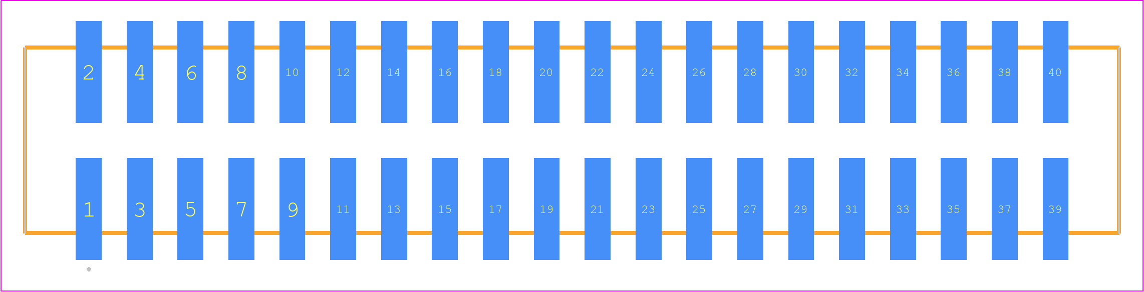 HTSS-120-01-TM-DV - SAMTEC PCB footprint - Other - Other - HTSS-120-01-YY-DV