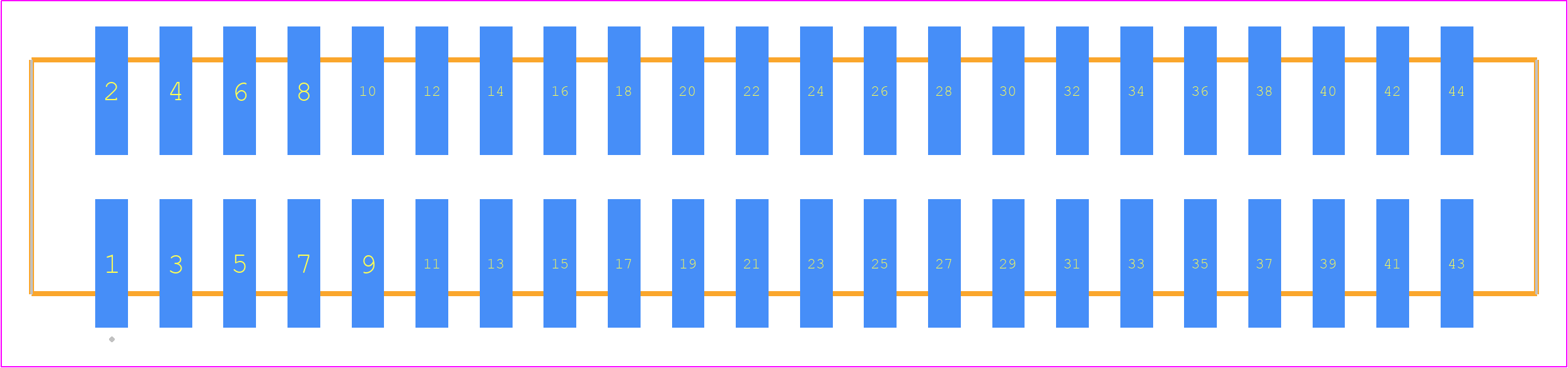 HTSS-122-01-SS-DV - SAMTEC PCB footprint - Other - Other - HTSS-122-01-YY-DV