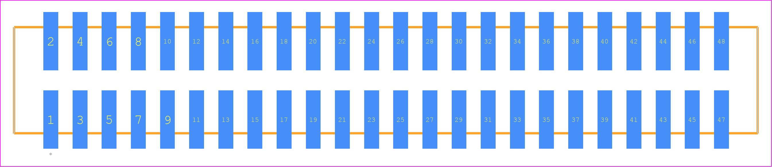 HTSS-124-01-S-DV - SAMTEC PCB footprint - Other - Other - HTSS-124-01-YY-DV