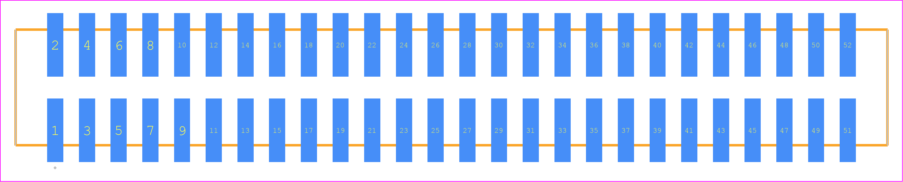 HTSS-126-01-S-DV - SAMTEC PCB footprint - Other - Other - HTSS-126-01-YY-DV