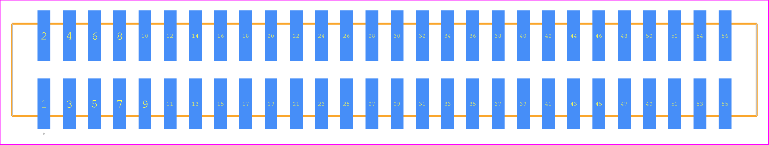 HTSS-128-01-S-DV - SAMTEC PCB footprint - Other - Other - HTSS-128-01-YY-DV