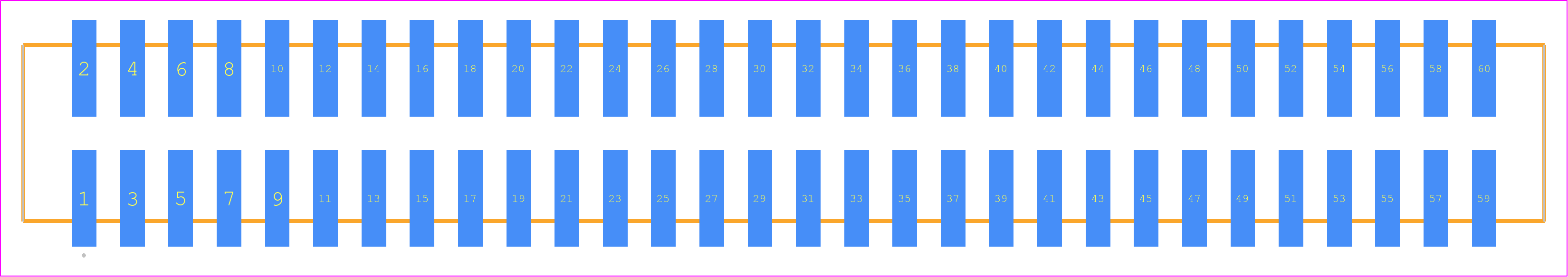 HTSS-130-01-H-DV - SAMTEC PCB footprint - Other - Other - HTSS-130-01-YY-DV