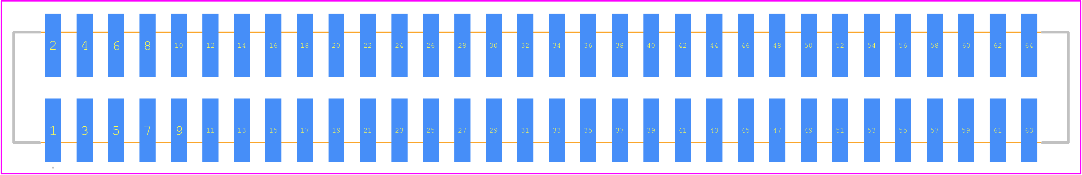 HTSS-132-01-T-DV - SAMTEC PCB footprint - Other - Other - HTSS-132-01-T-DV-1