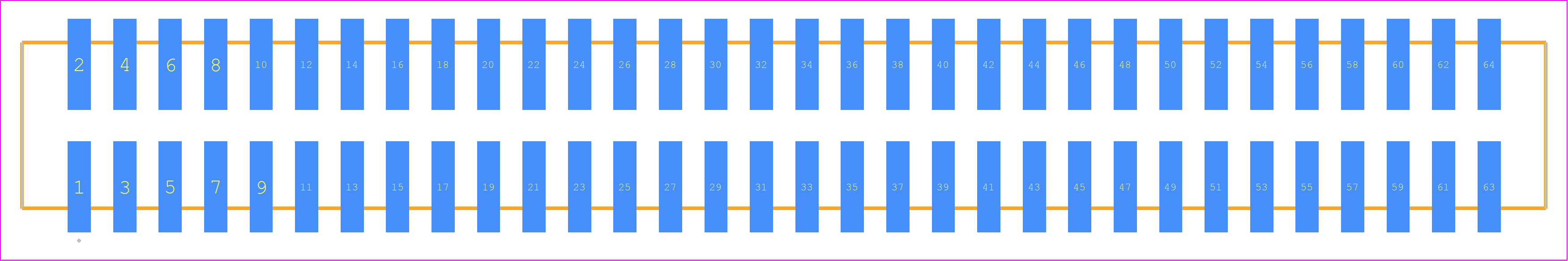 HTSS-132-01-H-DV - SAMTEC PCB footprint - Other - Other - HTSS-132-01-YY-DV