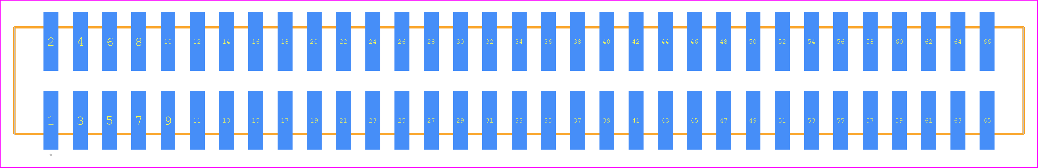 HTSS-133-01-T-DV - SAMTEC PCB footprint - Other - Other - HTSS-133-01-YY-DV