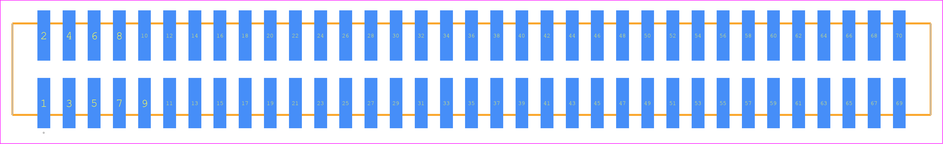 HTSS-135-01-T-DV - SAMTEC PCB footprint - Other - Other - HTSS-135-01-YY-DV