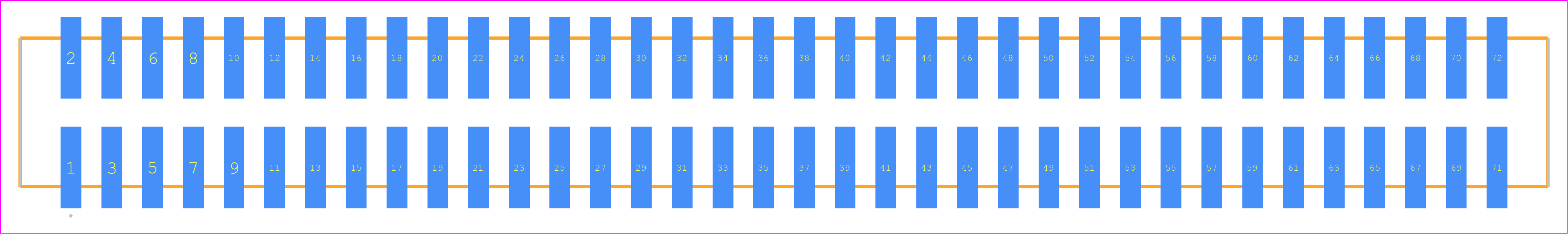 HTSS-136-01-LM-DV - SAMTEC PCB footprint - Other - Other - HTSS-136-01-YY-DV