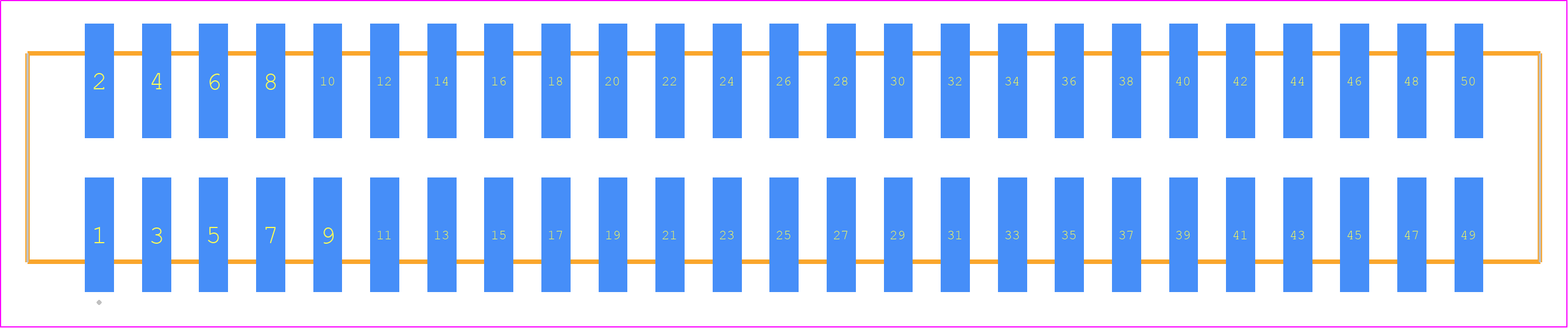 HTSS-125-01-T-DV-P-TR - SAMTEC PCB footprint - Other - Other - HTSS-125-01-YY-DV-P-TR