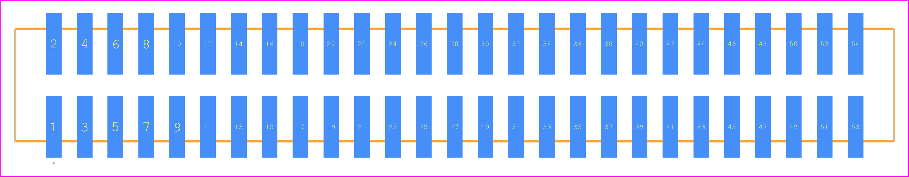 HTSS-127-01-L-DV-P-TR - SAMTEC PCB footprint - Other - Other - HTSS-127-01-YY-DV-P-TR