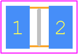 CIG22H2R2MNE - SAMSUNG PCB footprint - Inductors Chip - Inductors Chip - CIG22H2R2MNE