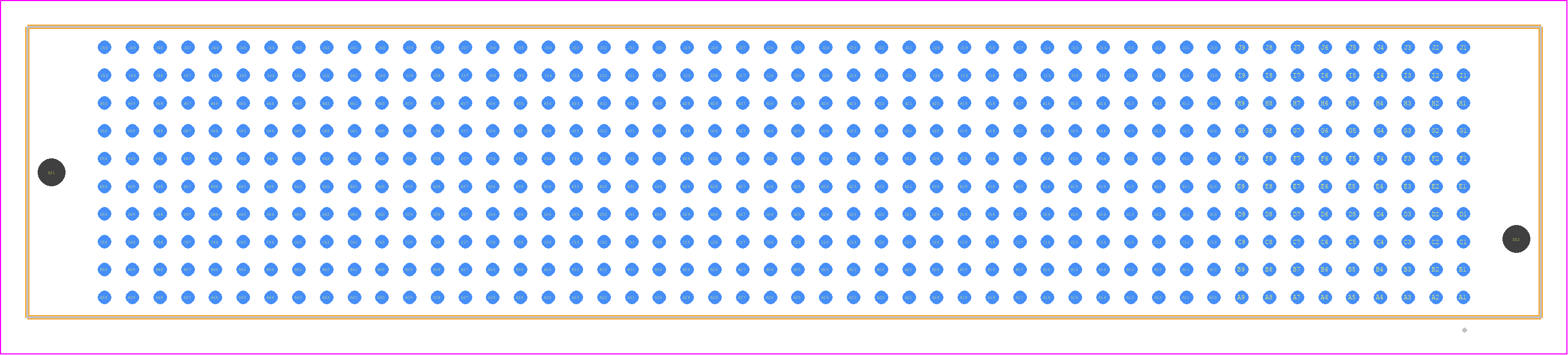 SEAF-50-05.0-SM-10-2-A-K-TR - SAMTEC PCB footprint - Other - Other - SEAF-50-XX.X-YYY-10-2-A-K-TR