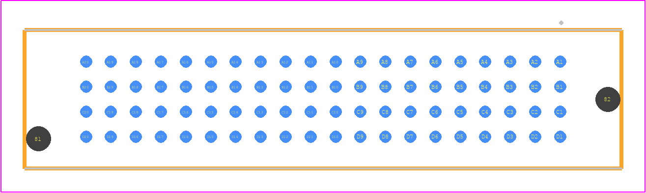 SEAM-20-02.0-SM-04-1-A-K-TR - SAMTEC PCB footprint - Other - Other - SEAM-20-XX.X-YYY-04-1-A-K-TR