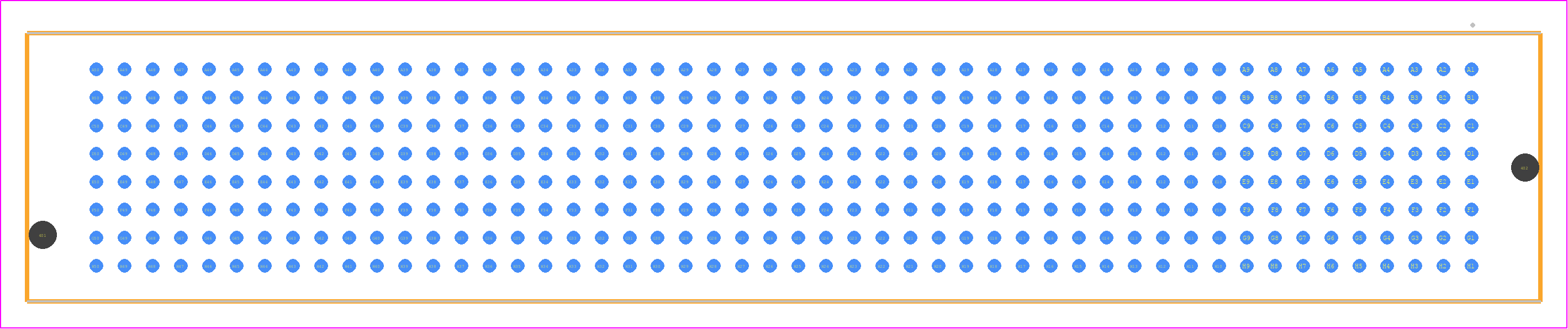 SEAM-50-03.0-STL-08-1-A-K-TR - SAMTEC PCB footprint - Other - Other - SEAM-50-XX.X-YYY-08-1-A-K-TR