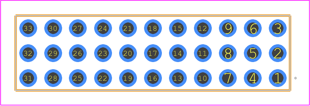 QTT-11-03-G-T - SAMTEC PCB footprint - Other - Other - QTT-11-XX-Y-T