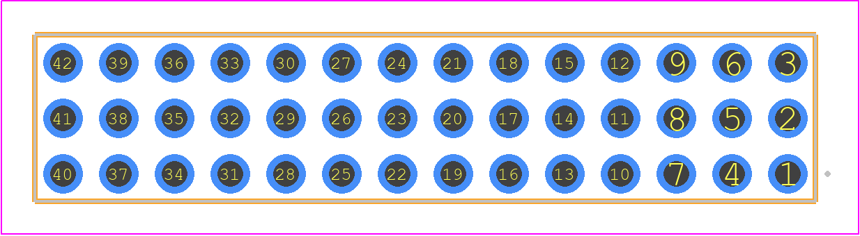 QTT-14-04-G-T - SAMTEC PCB footprint - Other - Other - QTT-14-XX-Y-T