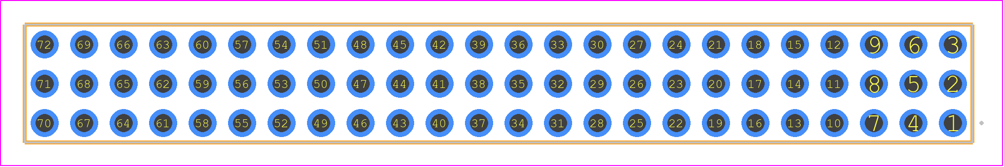 QTT-24-01-G-T - SAMTEC PCB footprint - Other - Other - QTT-24-XX-Y-T