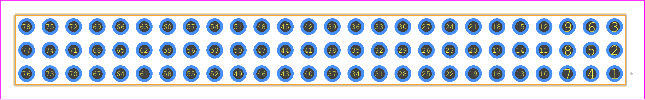 QTT-26-02-G-T - SAMTEC PCB footprint - Other - Other - QTT-26-XX-Y-T