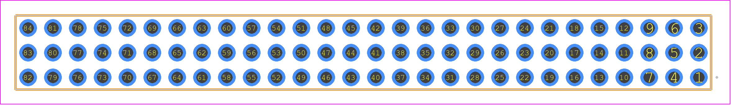 QTT-28-03-F-T - SAMTEC PCB footprint - Other - Other - QTT-28-XX-Y-T